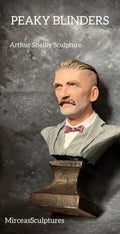 Arthur Shelby Sculpture | Peaky Blinders -  9.8“ Height ( 25 cm)