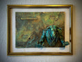 Stock Market Bull Fitness & Finance | Wall Art for Wealth / Health |Handmade Relief for Entrepreneurs and Investors