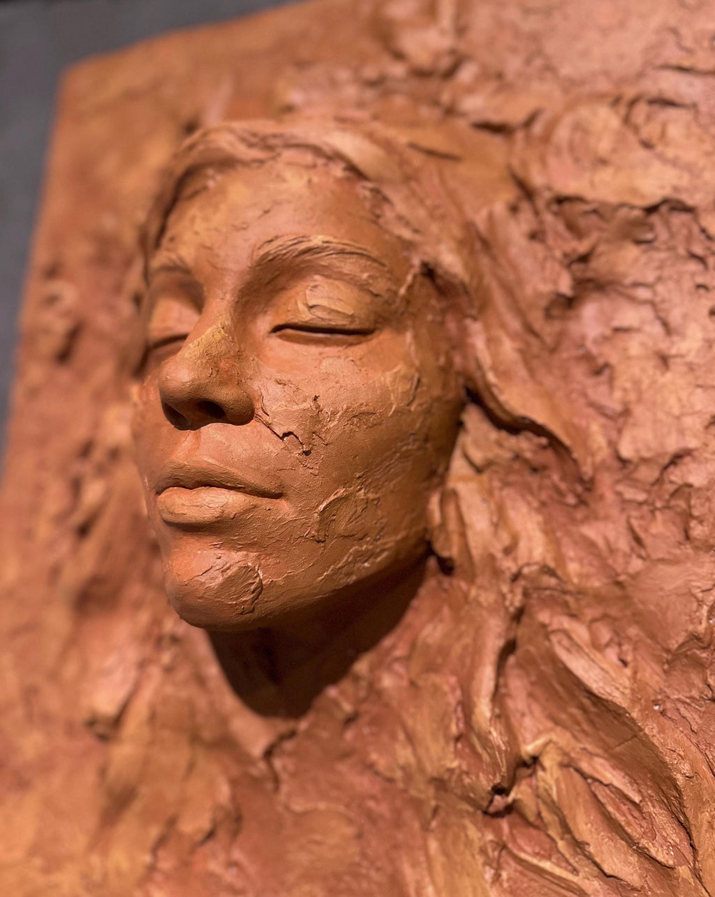 Handmade 3D Wall Art “Becoming“ | Sculptural Decor | Different Colors Available