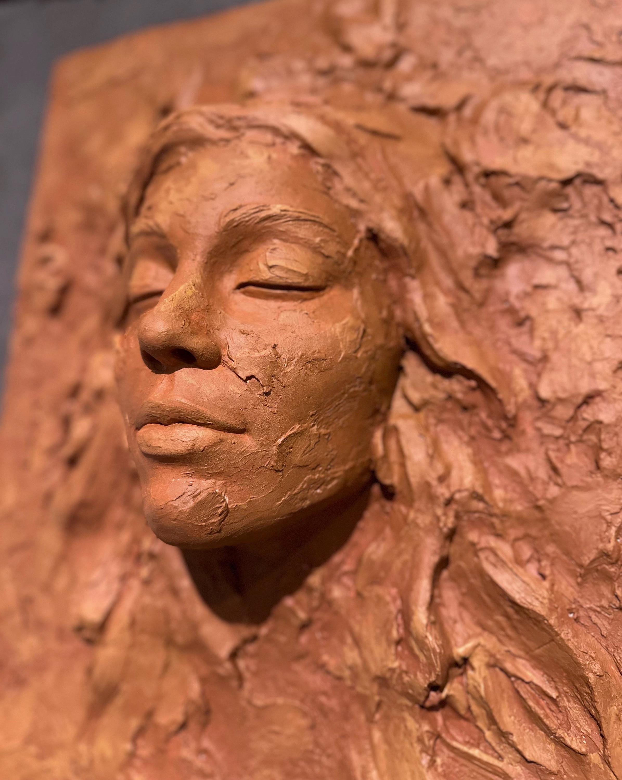 Handmade 3D Wall Art “Becoming“ | Sculptural Decor | Different Colors Available